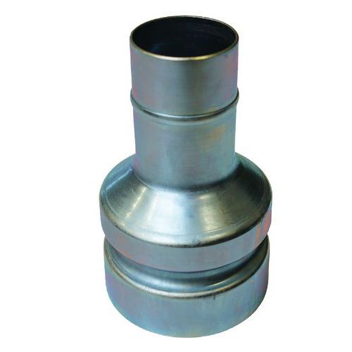 Riduzione in acciao 70/50 per aspiratore industriale