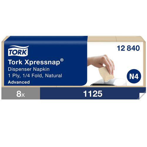 Tovagliolo filo intrecciato naturale per dispenser N4-Tork®,