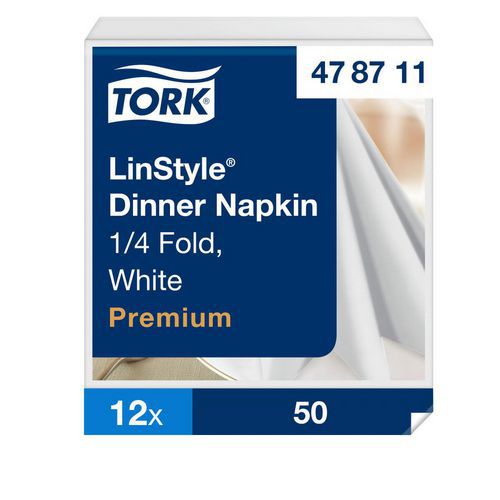 Asciugamano Dinner bianco -Tork Premium LinStyle®,
