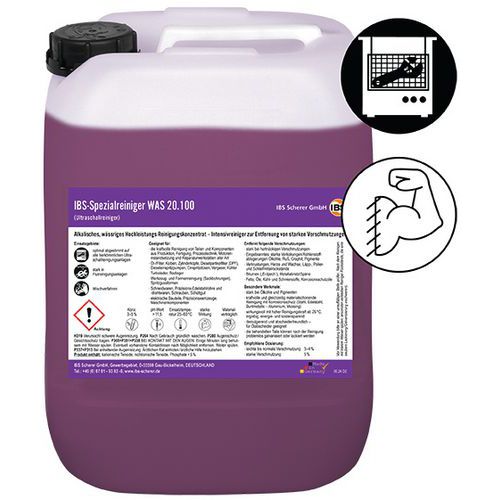Detergente speciale WAS 20.100 (ultrasuoni) - 20L - IBS,