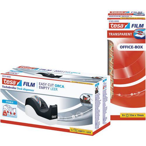 Distributore Orca + lotto da 8 rotoli di nastro adesivo 33x19,