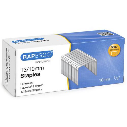 Scatola da 5000 punti 13/10 galvanizz chiodatrice - Rapesco,