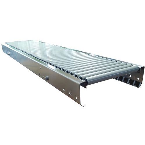 Trasportatore in inox a rulli in PVC - Passo 50 mm - L 2000 mm,