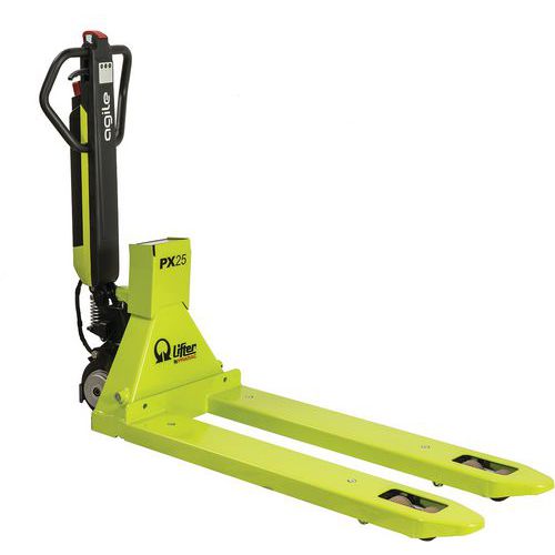 Transpallet semi-elettrico sistema di pesatura PX-Agile,