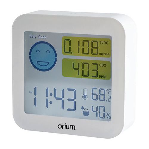 Misuratore della qualità dell'aria interna e indicazione del tasso di CO2 - Quaelis 20 - Orium