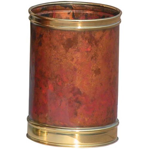 Gettacarte cilindrico rame luxe,