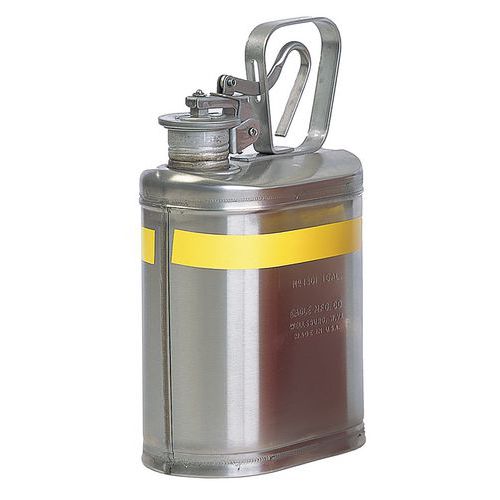 Taniche da lab in acciaio inox con rubinetto ECO,