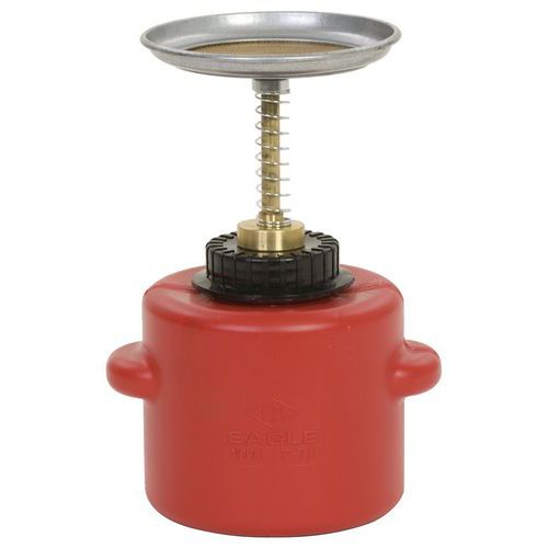 Taniche a stantuffo in polietilene 13.4cmx 24.8cm Rosso P71,