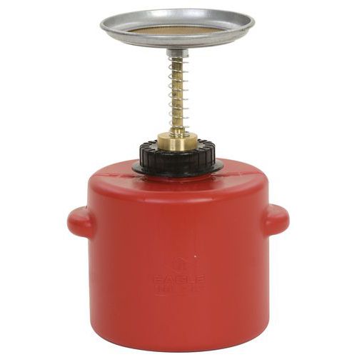 Taniche a stantuffo in polietilene 16.6 x 16.6cm Rosso P71,