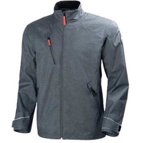 HH-71046-980-L BRUGGE JACKET GREY/MELANGE L,