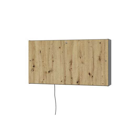 Scrivania da parete 120 x 26 x 65 cm rovere,
