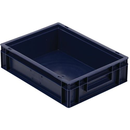 Contenitore impilabile 10 L pareti e fondo pieni 400x300x114,