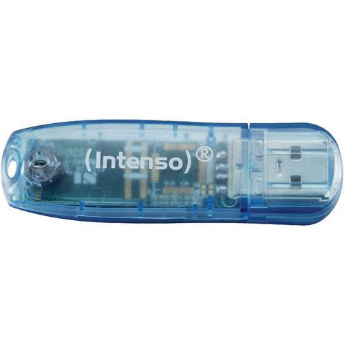 Chiave USB 2.0 Rainbow Line - 4Go blu INTENSO,