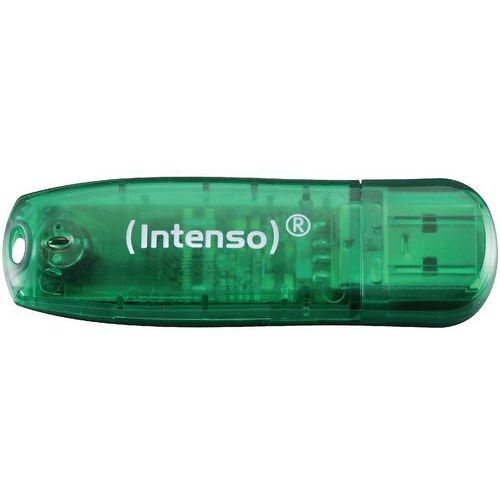 Chiave USB 2.0 Rainbow Line - 8Go verde INTENSO,
