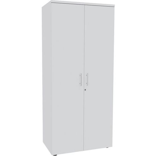 Armadio alto 180x80 4 rip Metallo cart sosp bianco/bianco,