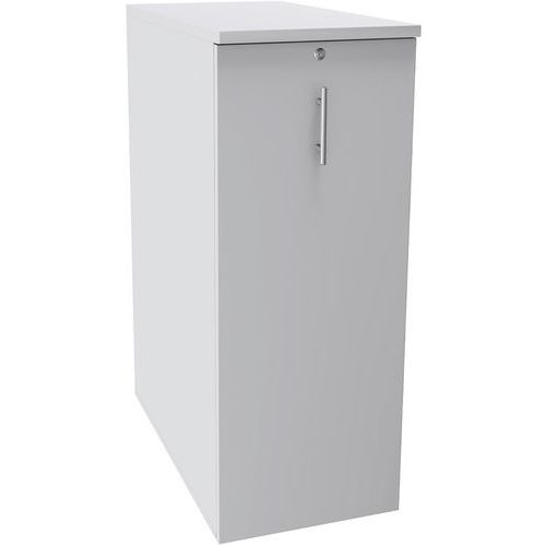 Cassettiera Tower A114 3 rip 1 cart sosp bianco/bianco,