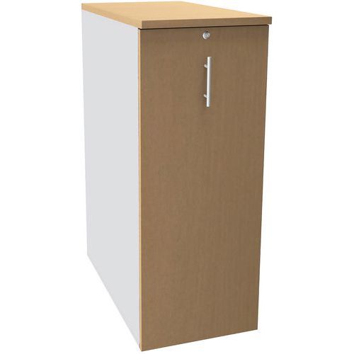 Cassettiera Tower A114 3 rip 1 cart sosp bianco/faggio,