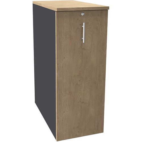 Cassettiera Tower A114 3 rip 1 cart sosp antrac/rov chiaro,