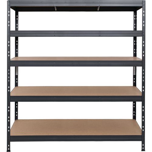 Scaffalatura leggera Rapid 3 Évolution 1800x1500x600 antracite,