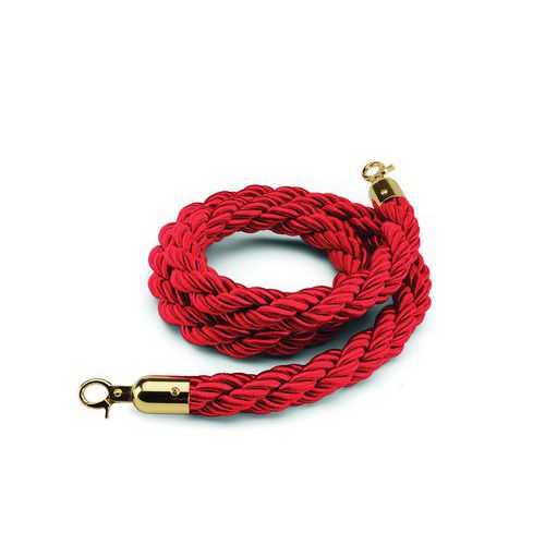 corda per colonnina gold rossa 1,5mt,