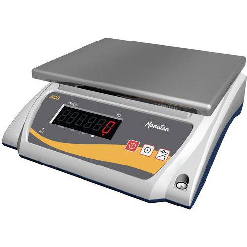 Bilancia compatta 3 kg/1 g con certificato di calibrazione,