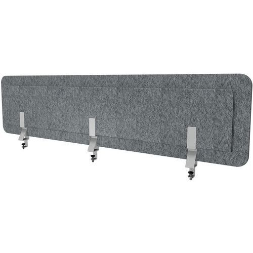 Pannello fonoassorbente L140 grigio chiné 3 pinze scriv sing,