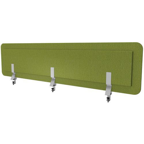 Pannello fonoassorb L180 verde chartreuse 3 pinze scriv sing,