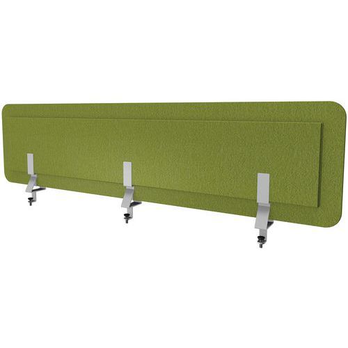 Pannello fonoassorb L180 verde chartreuse 3 pinze scriv dop,