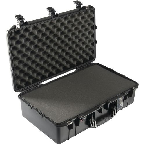 Valigia impermeabile nera Peli Air Case 1555 con espanso,
