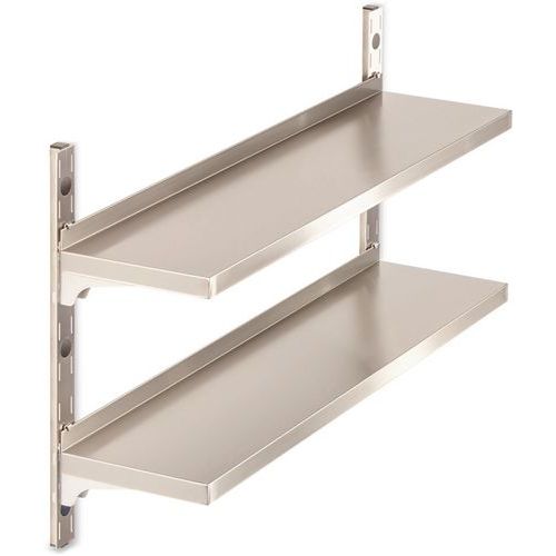 Scaffalatura da parete 2 livelli 1000 x 300 mm (A=1200 mm),