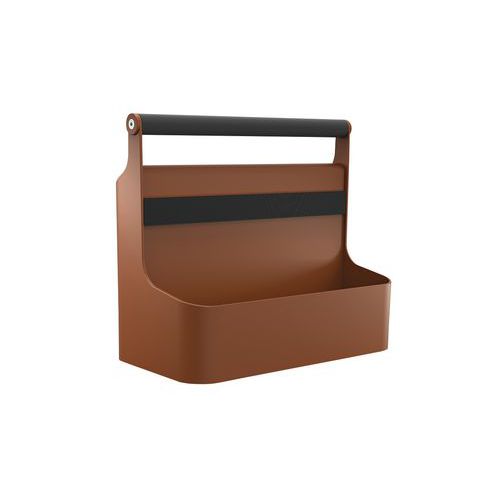 Cassettiera mobile Youme classica marrone/maniglia nera,