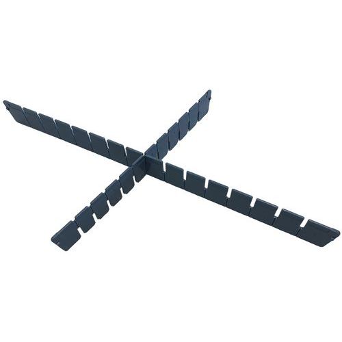 Separatore trasversale per contenitore pieno 400 x 100 mm,