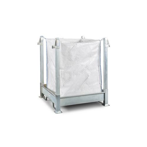 CONTENITORI PORTA BIG BAG LT.1000 ZINCAT I - H.1350,