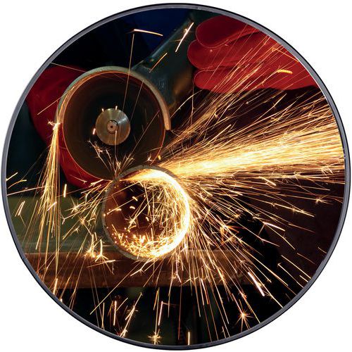 specchio di sorveglianza Ø50 cm fissaggio a muro,