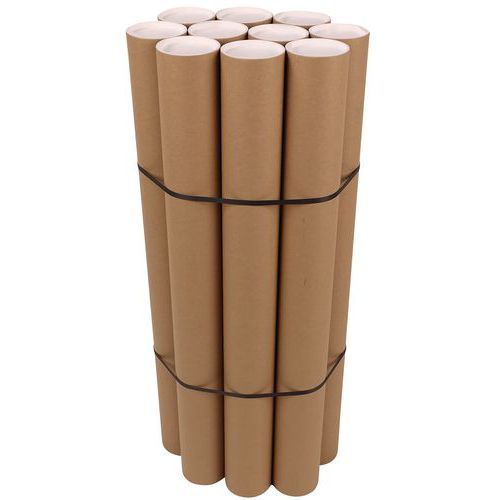 Tubo di spedizione con tappo, Lunghezza utile: 87 cm,,