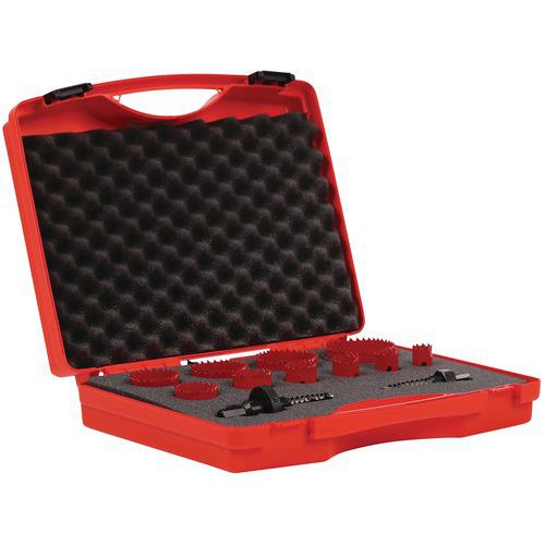 Set da 10 seghe a tazza bimetalliche HSS Ø 19 a 64 mm - Manutan,