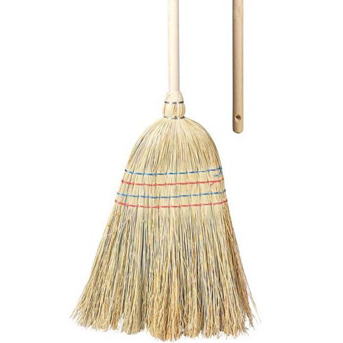 Scopa di saggina a 4 fili - Manutan Expert,