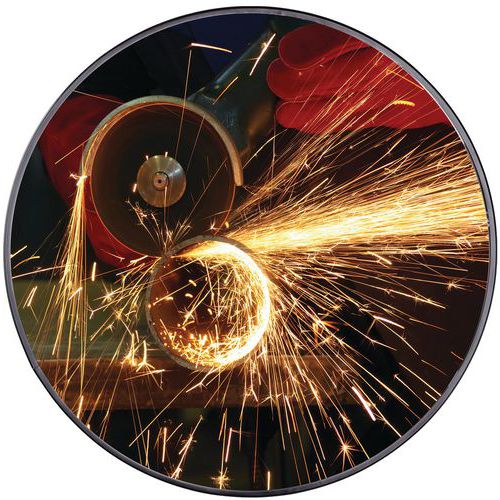 specchio industriale Ø80 cm eco per esterni e interni,