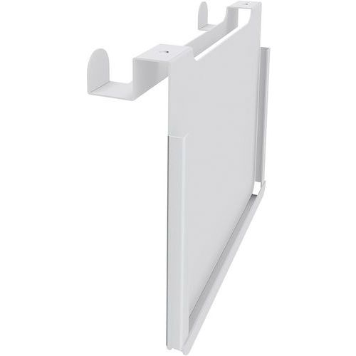 Portadocumenti A4 a doppio gancio bianco,