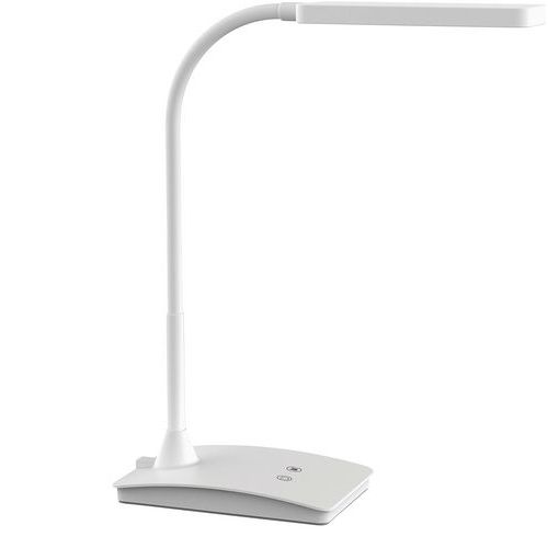 Lampada da scrivania a led Pearly bianco,