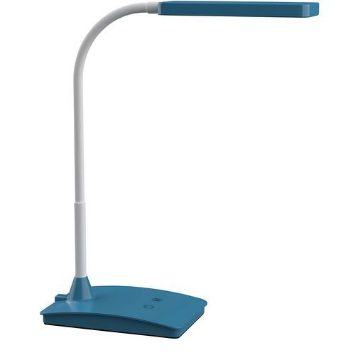 Lampada da scrivania a led Pearly blu,