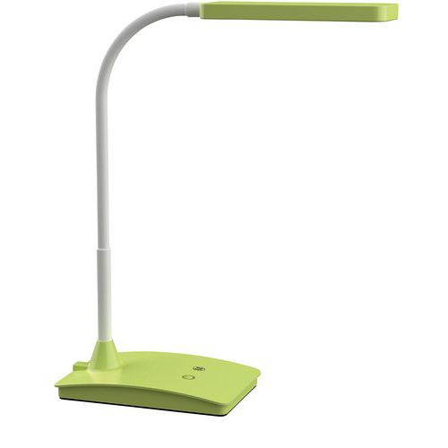Lampada da scrivania a led Pearly verde,