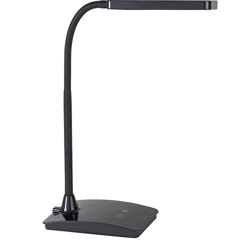 Lampada da scrivania a led Pearly nero,