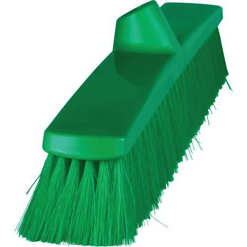 Scopa, 600 mm, setole morbide, verde,