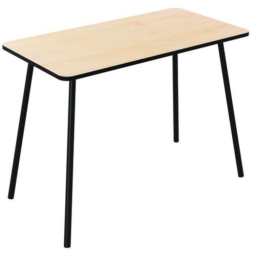 Scrivania Home Office Hop 100x50 cm rovere/nero,