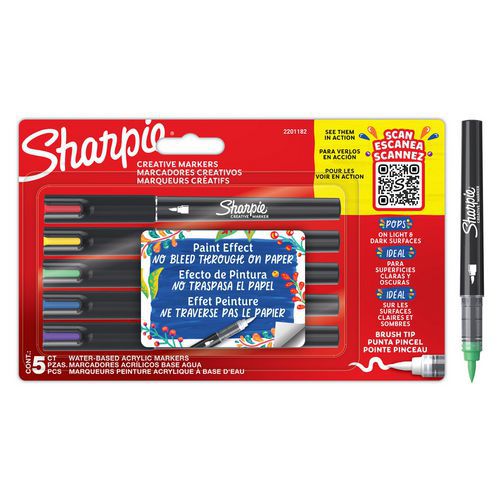 Pennarello creativo punta a pennello Sharpie Brush-Sharpie,