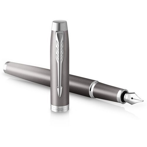 Penna stilografica Parker IM Writing Rituals Grey GT fin dor,