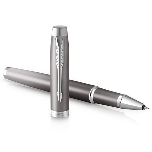 Penna roller Parker IM Writing Rituals Grey GT finit dorata,