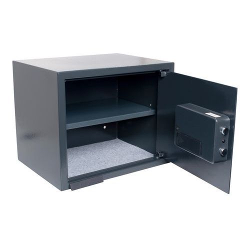 Cassaforte - 430 x 360 x 310 mm - 35L - Grigio scuro - Pavo,