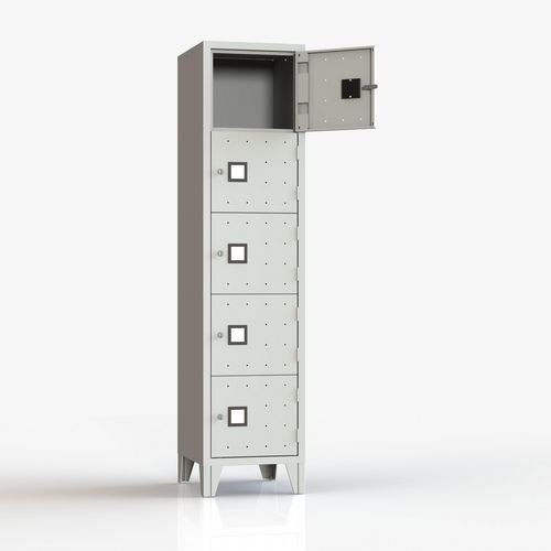 Armadio casellario 5 posti grigio chiave,
